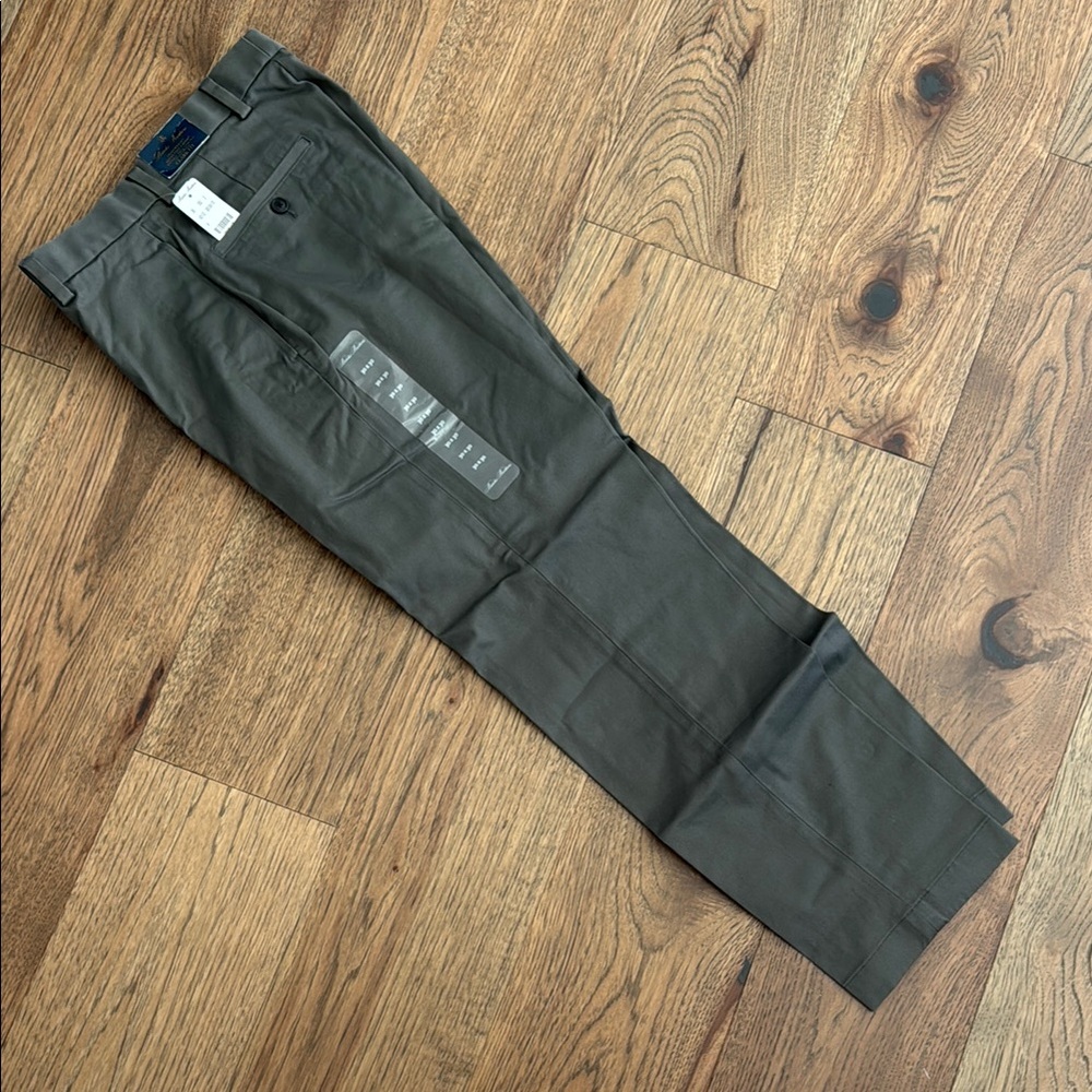 Brooks Brothers Gray Chinos Timeless Comfort
